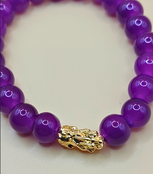 18k Piyao Bracelet - Dark Purple