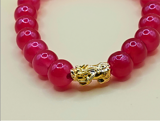 18k Piyao Bracelet - Red