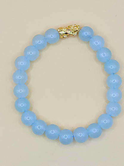 18k Piyao Bracelet - Light Blue