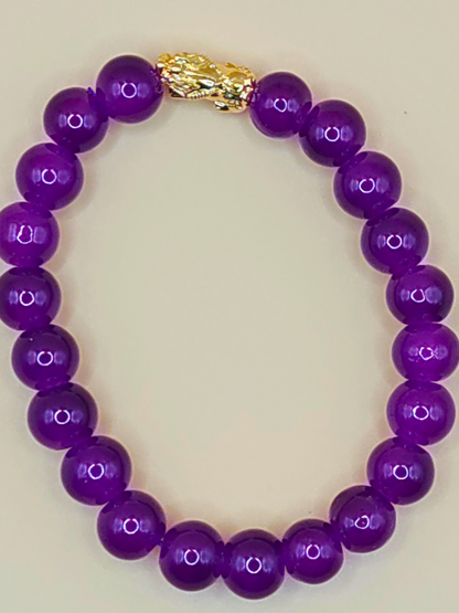 18k Piyao Bracelet - Dark Purple