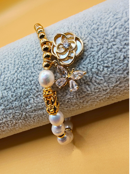 18k Piyao Bracelet - Fresh Water Pearl