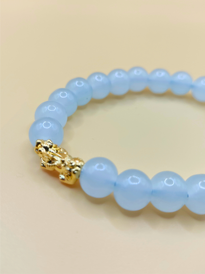 18k Piyao Bracelet - Light Blue