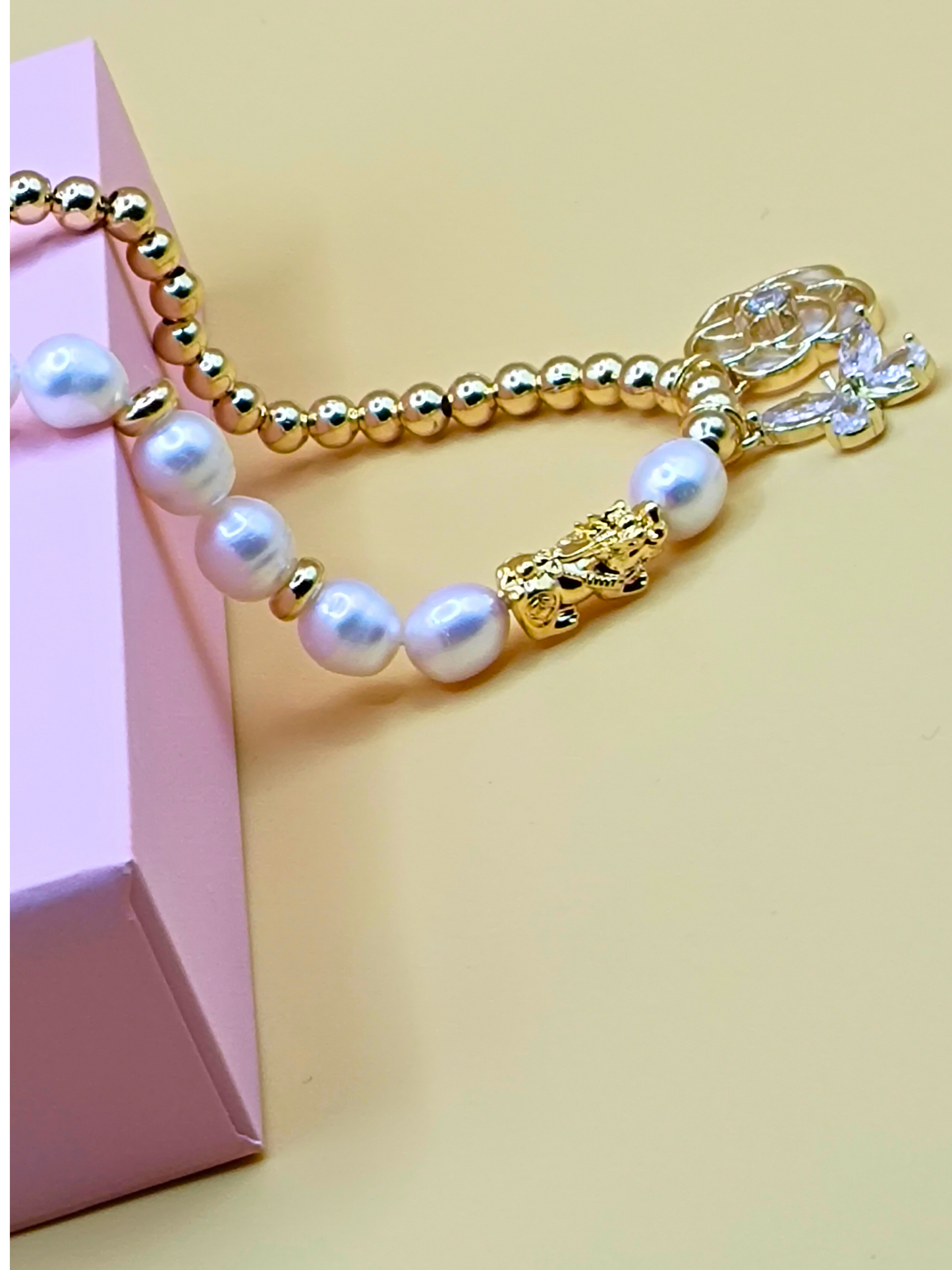 18k Piyao Bracelet - Fresh Water Pearl