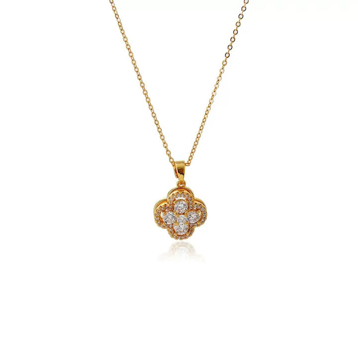 Rotatable Flower Necklace